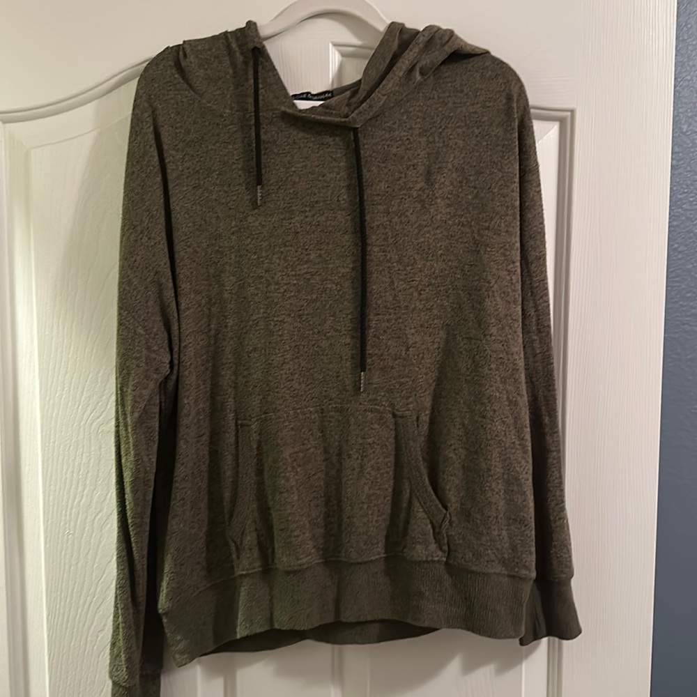 Olive green hoodie